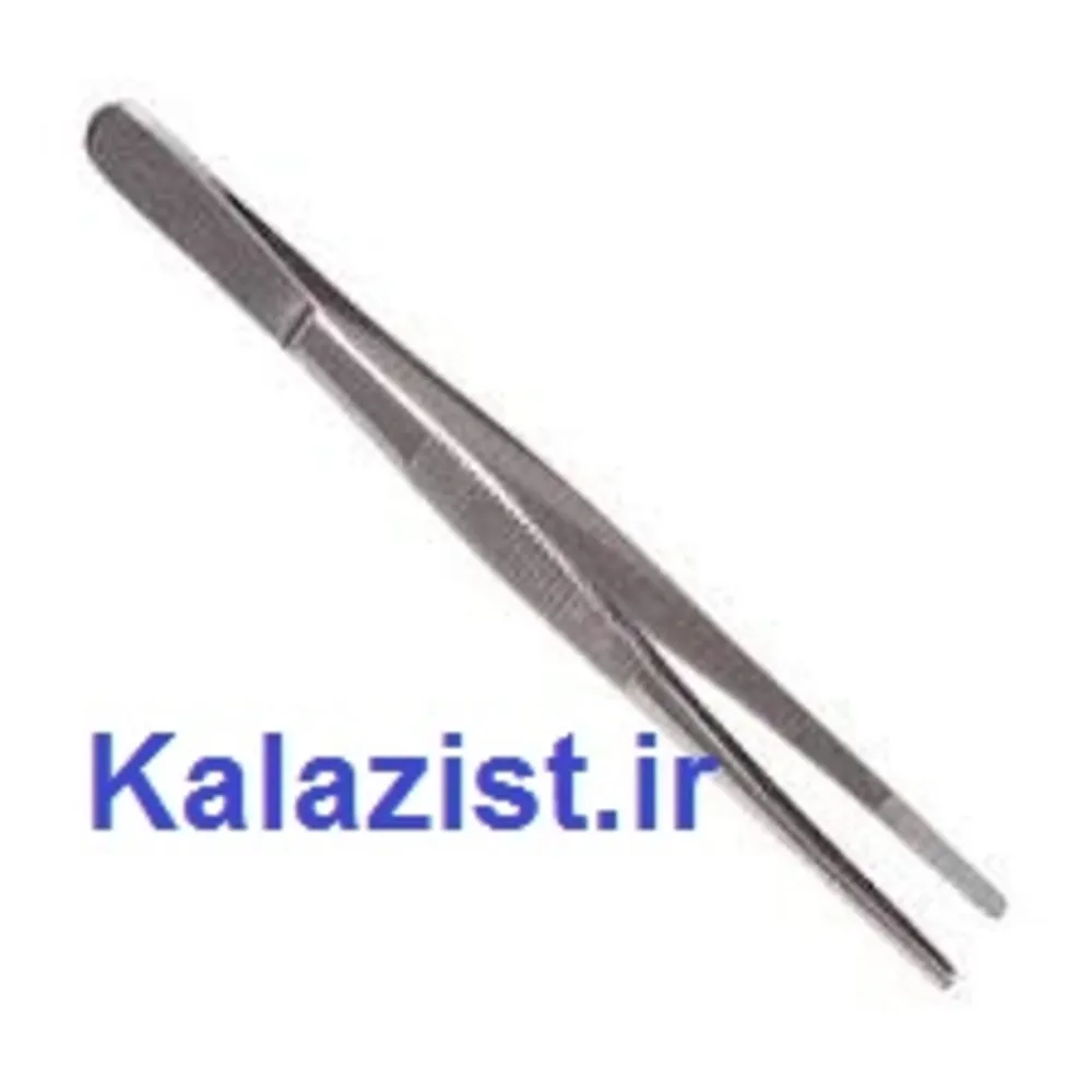 پنس استیل نوک صاف 10 سانتی کالا زیست kalazist  Forceps